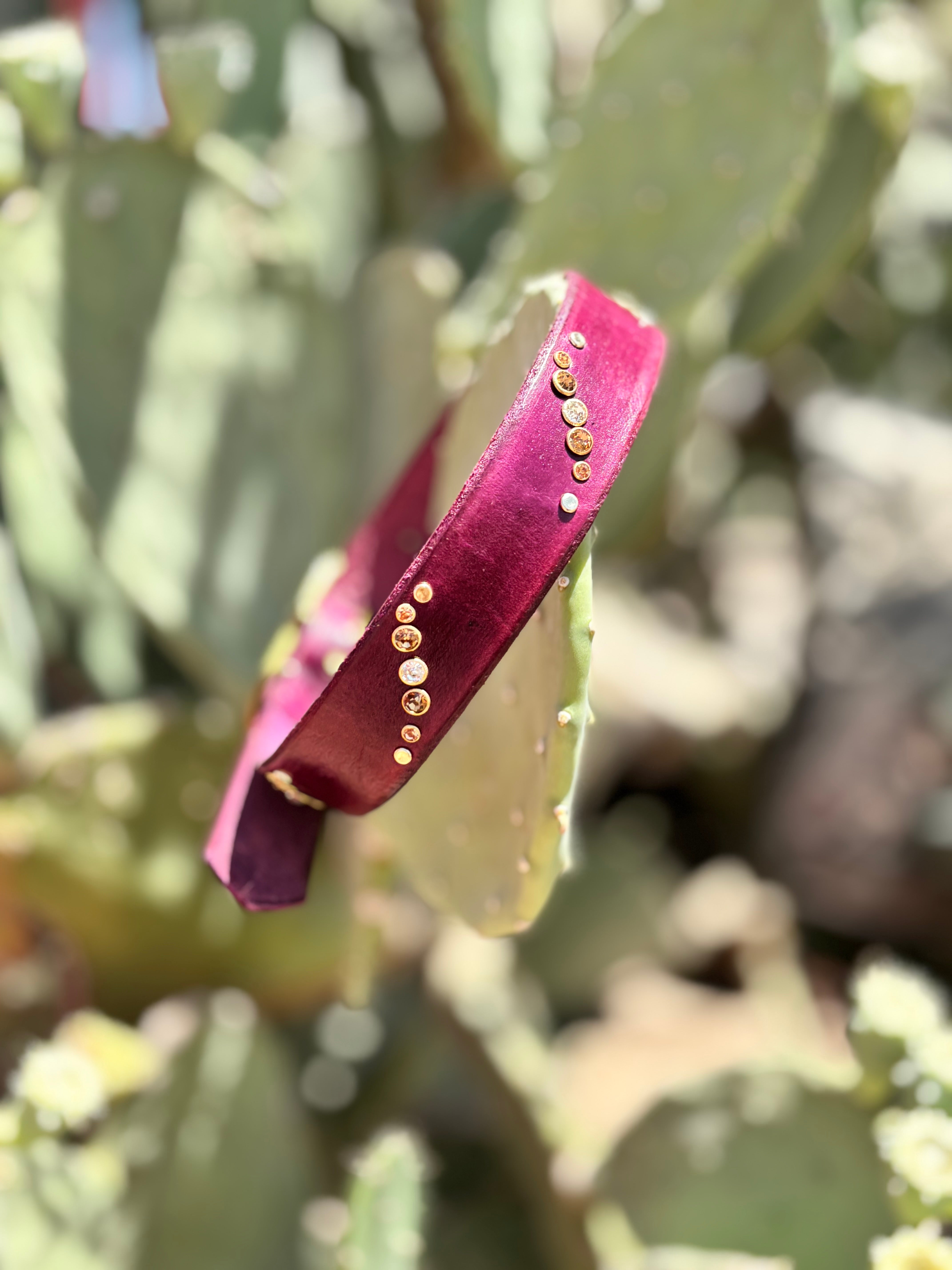 1 inch collar- purple