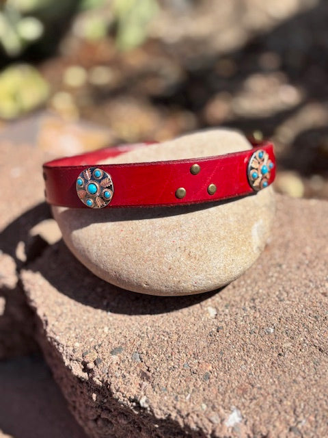 1'' Feather Turquoise